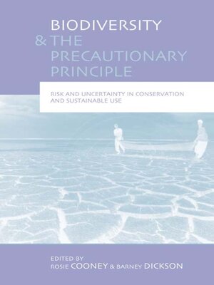 cover image of Biodiversity and the Precautionary Principle